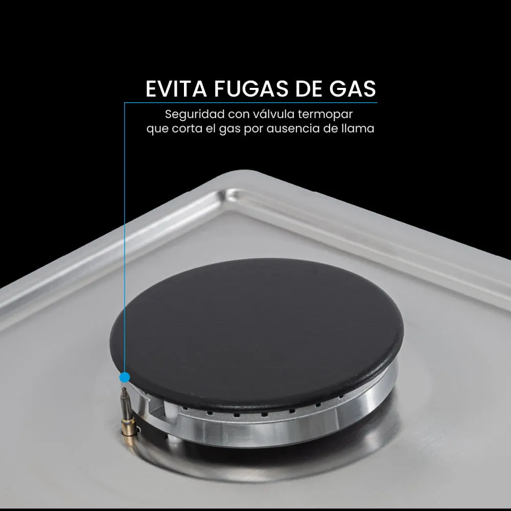 Cocina de empotrar CHALLENGER 60 cm 4 Pt Gas - SA 6160 EI - Image 7